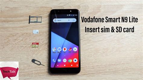 Insert SIM Card into VODAFONE Smart N9 Lite 